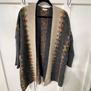 🔴 Women’s zigzag cardigan sweater SZ M/L